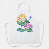 Bloeiende Lotus Flower Schort (Voorkant)
