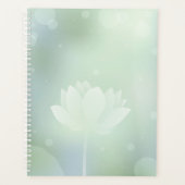 Bloeiende Lotus Hardcover Dagplanner Planner (Voorkant)