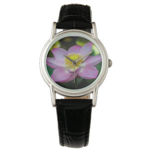 Bloeiende lotusbloem, Indonesië Horloge