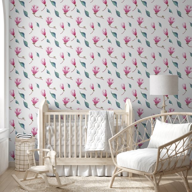 Bloeiende Magnolia Tuin Behang (Kinderen)