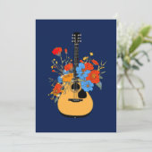 Bloeiende Melodie Kaart (Staand voorkant)