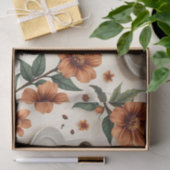 Bloeiende Mocha Bliss Tissue Papier – Koffie & Flo (Geschenk)