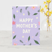 Bloeiende Moederdag Troostkaart Kaart (Gele Bloem)
