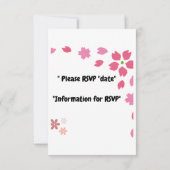 Bloeiende momenten -  save the date (Achterkant)