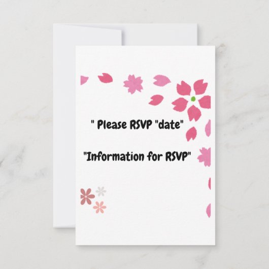 Bloeiende momenten - save the date (Achterkant)