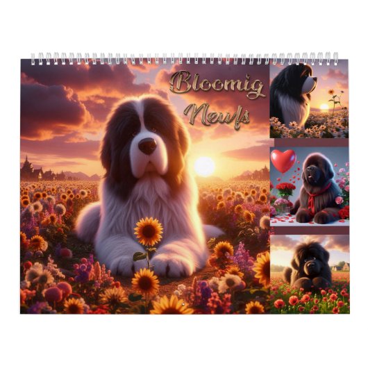 Bloeiende Newfs Kalender (Hoes)