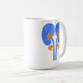 Bloeiende nieren koffiemok (Voorkant rechts)