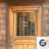 Bloeiende non-binaire trots raamsticker (Huis Deur)