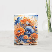 Bloeiende oceaan dromen notitiekaartje (Voorkant)