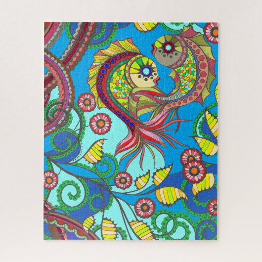 Bloeiende Oceaandromen Legpuzzel (Verticaal)
