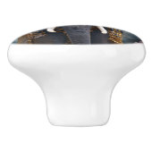 bloeiende olifant keramische knop (Zijkant)