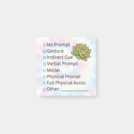 Bloeiende onafhankelijkheid: snelle checklist post-it® notes