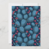Bloeiende opuntia (Achterkant)