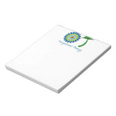Bloeiende OT letters Notitieblok (Linkerzijde)