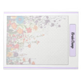 Bloeiende Paarse Tuin_ Brain Dump Notitieblok (Voorkant)