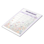 Bloeiende Paarse tuin _ Intervention Assessment Notitieblok (Schuin)