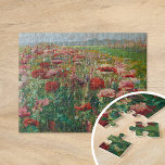 Bloeiende papavers | Olga Wisinger-Florian Legpuzzel<br><div class="desc">Bloeiende papavers | Blühender Mohn (1895-1900) | Origineel kunstwerk van de Oostenrijkse impressionistische schilder Olga Wisinger-Florian (1844-1926). De kunstenaar staat bekend om haar vele landschappen en bloemstillevens schilderijen. Dit schilderij toont een landschap met een dicht veld van roze en rode klaprozen bloemen in volle bloei. Gebruik de ontwerpgereedschappen om aangepaste...</div>