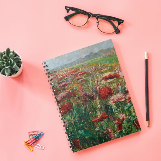 Bloeiende papavers | Olga Wisinger-Florian Notitieboek