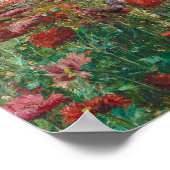 Bloeiende papavers | Olga Wisinger-Florian Poster (Hoek)