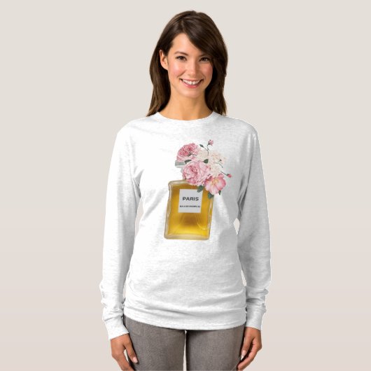 Bloeiende parfum Mode T-shirt (Voorkant volledig)