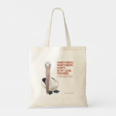 Bloeiende pelikaan tote bag (Achterkant)