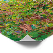 Bloeiende perenboom, Monet Poster (Hoek)