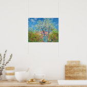Bloeiende perenboom, Monet Poster (Keuken)