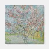 bloeiende perzikboom magneet (Voorkant)