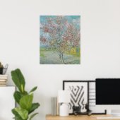 Bloeiende Perzikboom Poster (Thuiskantoor)