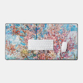 Bloeiende Perzikboom, Van Gogh Bureaumat (Keyboard & Muis)