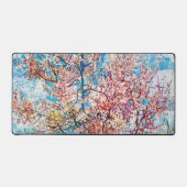 Bloeiende Perzikboom, Van Gogh Bureaumat (Voorkant)