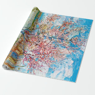 Bloeiende perzikboom, Van Gogh Cadeaupapier