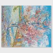 Bloeiende perzikboom, Van Gogh Cadeaupapier (Vlak)