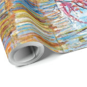 Bloeiende perzikboom, Van Gogh Cadeaupapier (Rol Hoek)