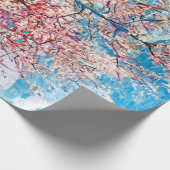 Bloeiende perzikboom, Van Gogh Cadeaupapier (Hoek)