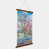 Bloeiende Perzikboom, Van Gogh Hangend Wandkleed (Gebogen)