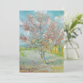 bloeiende perzikboom | Vincent van Gogh (Staand voorkant)