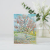 bloeiende perzikboom | Vincent van Gogh Briefkaart (Staand voorkant)