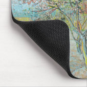 bloeiende perzikboom | Vincent van Gogh Muismat (Hoek)