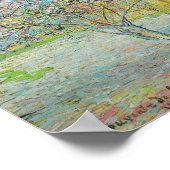 bloeiende perzikboom | Vincent van Gogh Poster (Hoek)