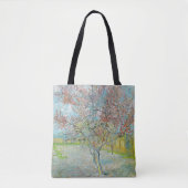 bloeiende perzikboom | Vincent van Gogh Tote Bag (Voorkant)