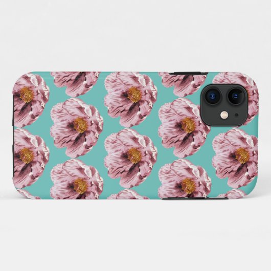 bloeiende pony Case-Mate iPhone case (Achterkant (horizontaal))
