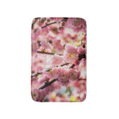 Bloeiende pruim - Roze paradijs Badmat (Voorkant Verticaal)