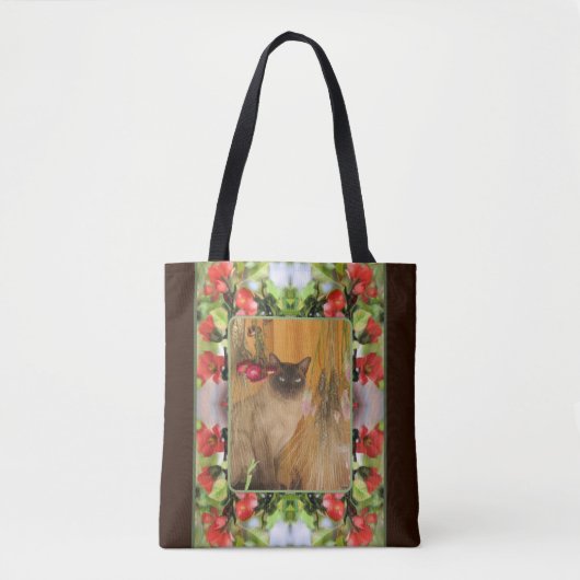 Bloeiende Quince Blossoms Creëer Uw eigen foto Tote Bag (Voorkant)