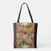Bloeiende Quince Blossoms Creëer Uw eigen foto Tote Bag (Achterkant)