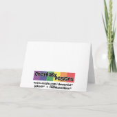 Bloeiende Quince Verjaardag Kaart (Achterkant)