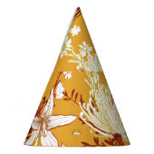 Bloeiende retro: Onvoltooide Bloemenlijn Kunst Feesthoedjes (Links)