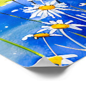 Bloeiende Rivieroever Havelland Aquarel Stijl Poster (Hoek)