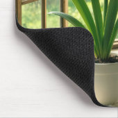 Bloeiende rode amaryllis muismat (Hoek)