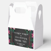 Bloeiende Romance: een volledig bloemenbruiloftsth Bedankdoosjes (Geopend)